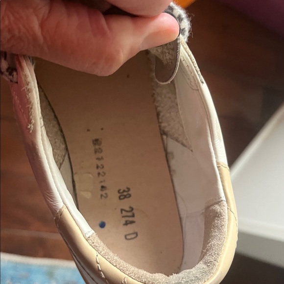 Authentic Golden Goose Superstar White Pink Star Leather Sneakers Size 38 - Picture 9 of 9